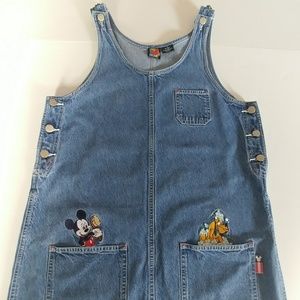 Vintage 90s Jerry Leigh Disney Mickey Pluto Dress